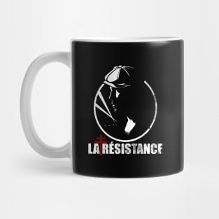 WW2 French Resistance - La Resistance (distressed) Mug